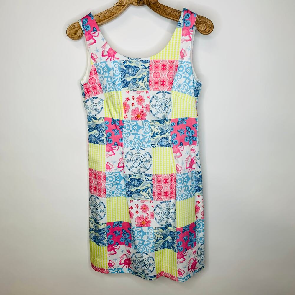 Patchwork Sleeveless Dress - Picture 5 of 11